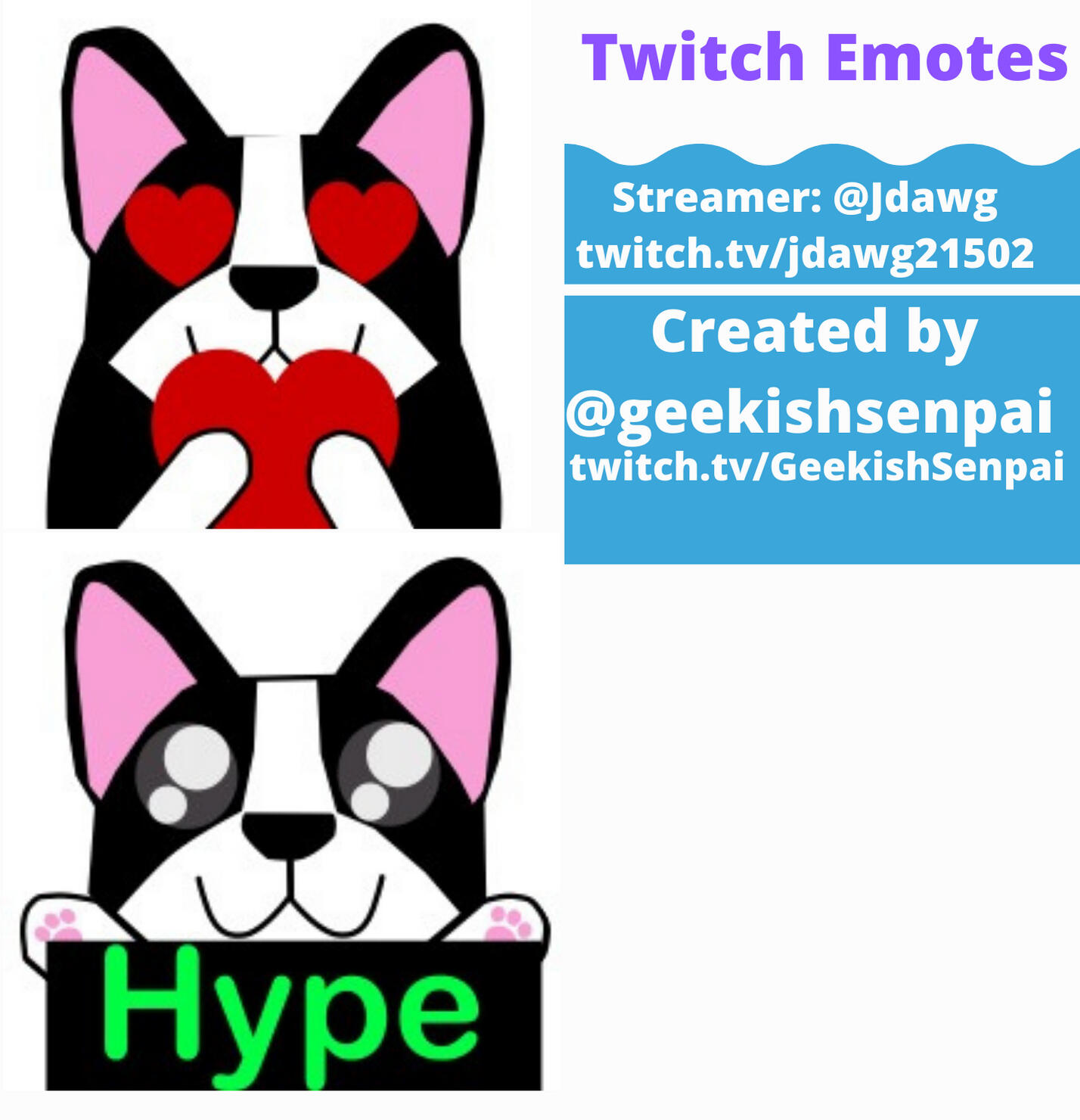 Twitch emotes i made for jdwag21502